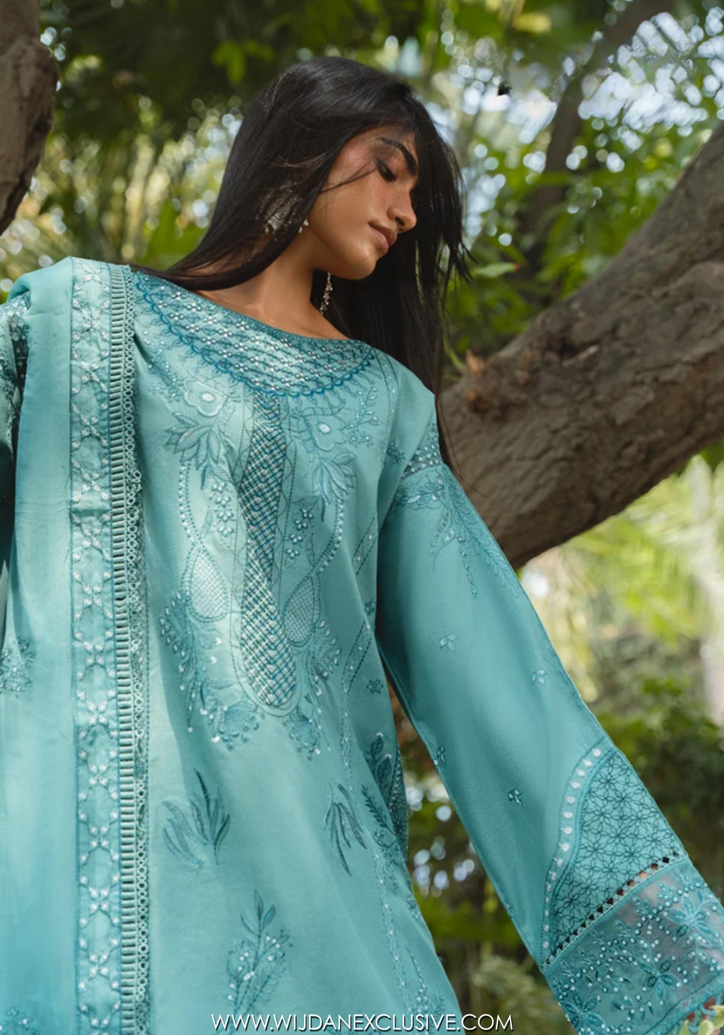 Izel by Marjjan | Unstitched Karandi Embroidered Collection - 2026 (MSK-06-B)