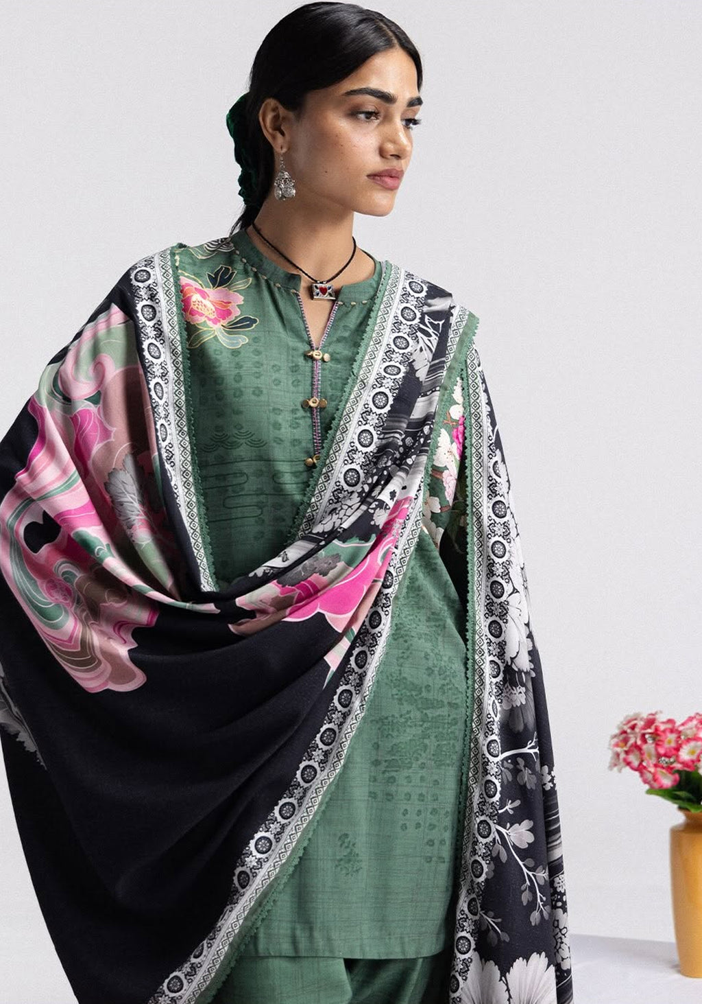 Coco Print's Unstitched Linen Collection - 2026 (D-6B)
