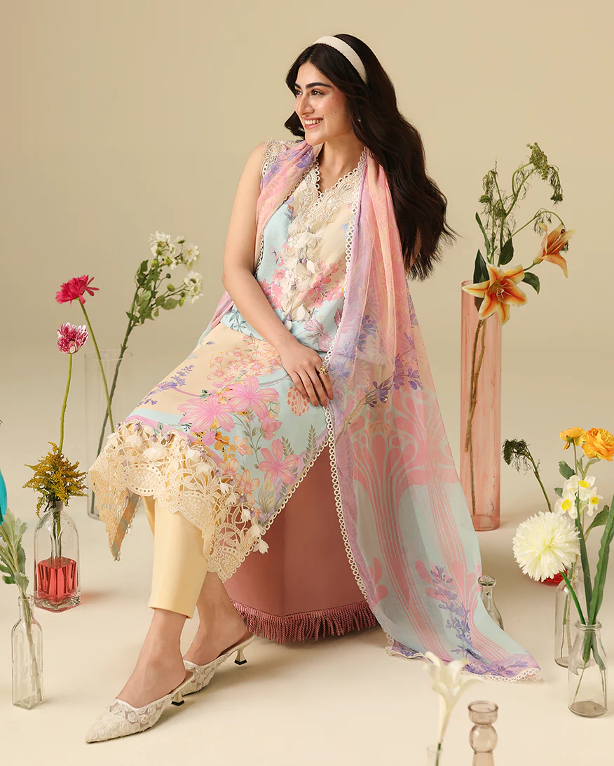 Soleil by Mushq | Unstitched Printed & Embroidered Lawn Collection - 2026 (BELLAROSA)