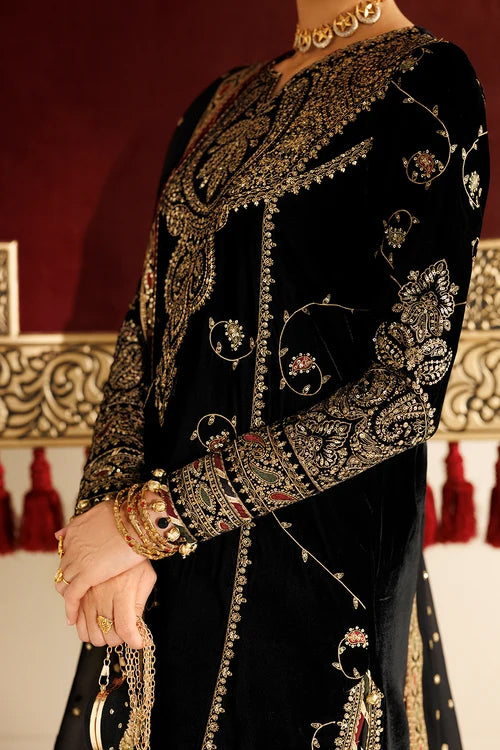 Chandni by Jazmin | Unstitched Embroidered Velvet Formal Collection - 2026 (D-05)