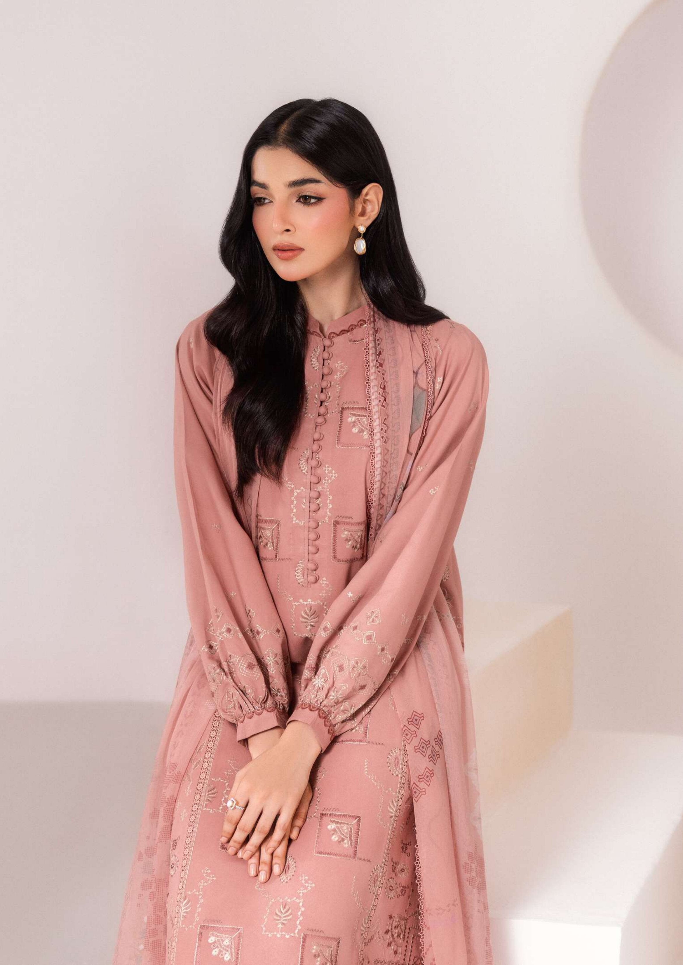Zync by Florent | Unstitched Intermix Embroidered Viscose Collection'26 (D-13)