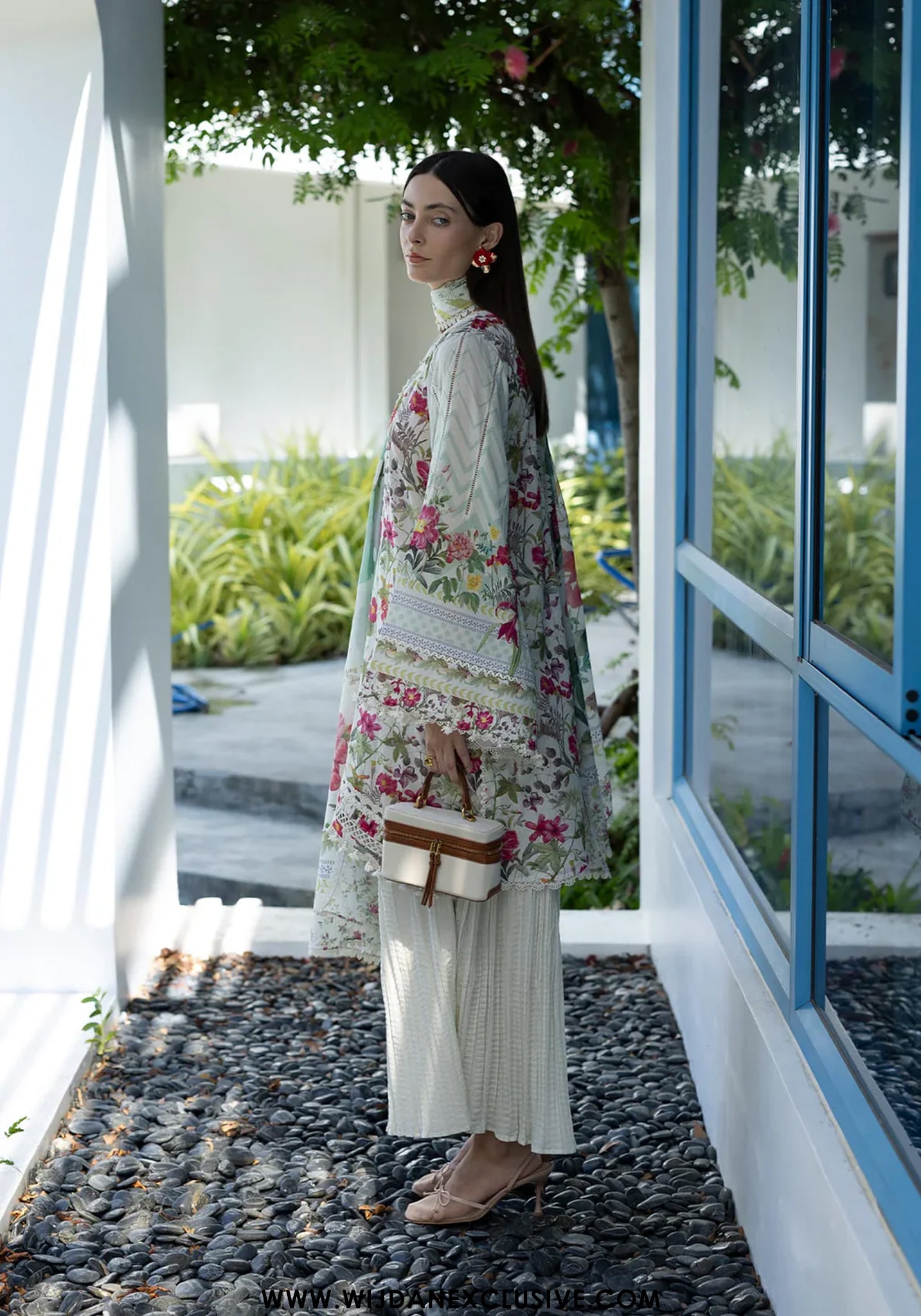 Santorini by Elaf | Unstitched Printed Lawn Collection - 2026 EPN-9B CHANTILLY