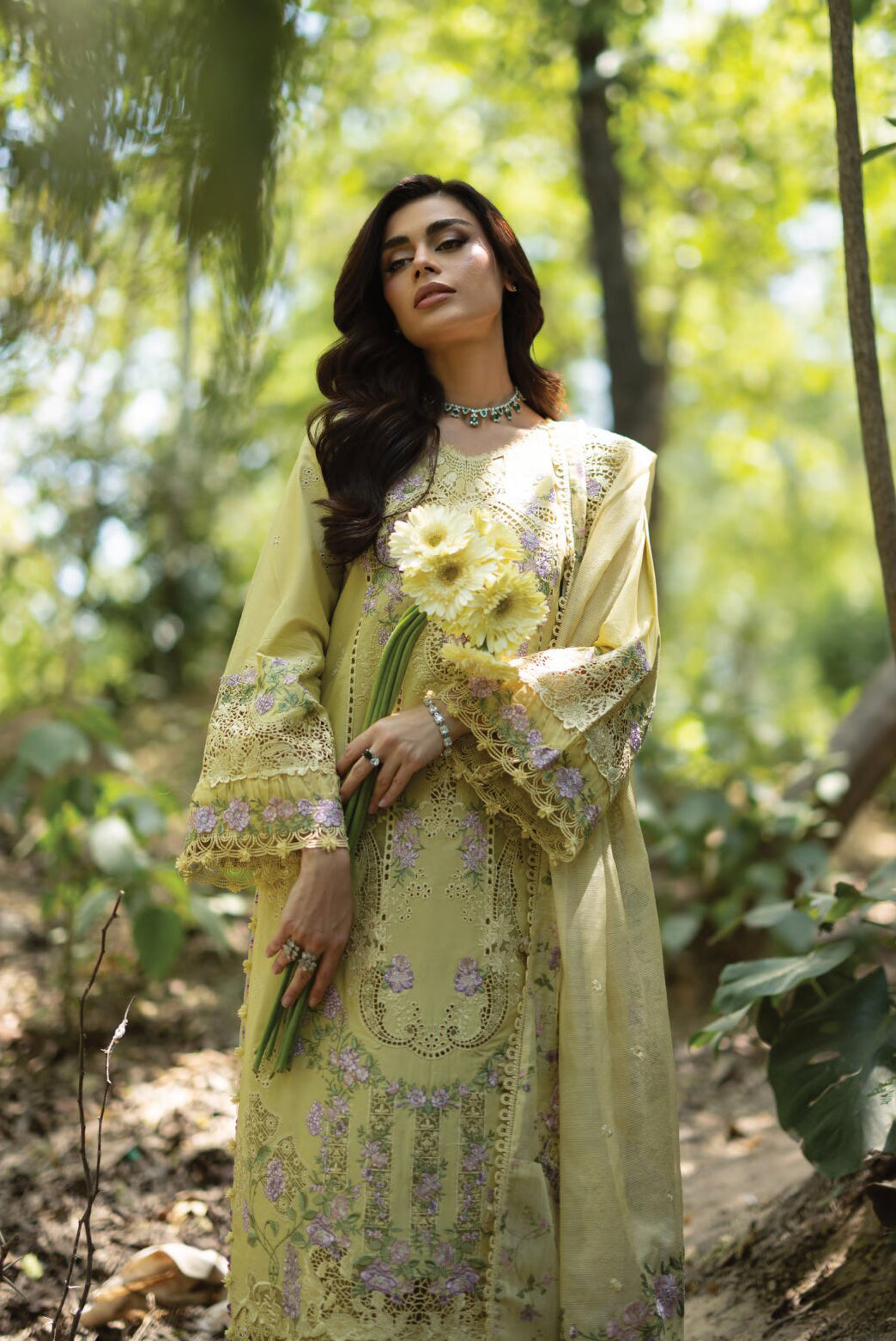 Elaf Unstitched Luxury Lawn Vol-II Collection - 2026 (ELQ-7A)