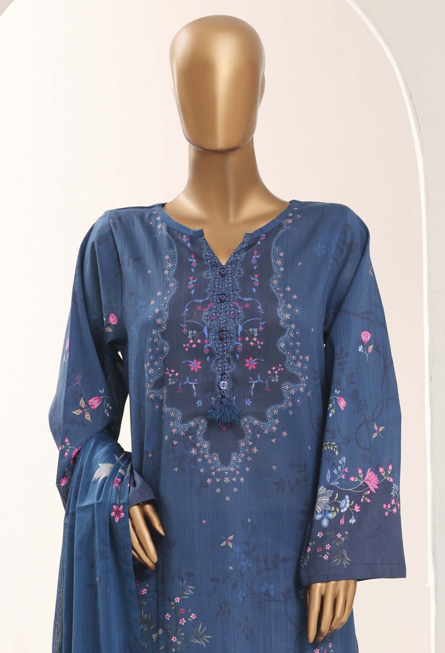Sadabahar Stitched Printed Lawn Vol-12 Collection – 2026 (D-13)