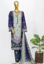 Bin Saeed Stitched Exclusive Printed Lawn Vol-08 Collection – 2026 (D-13)