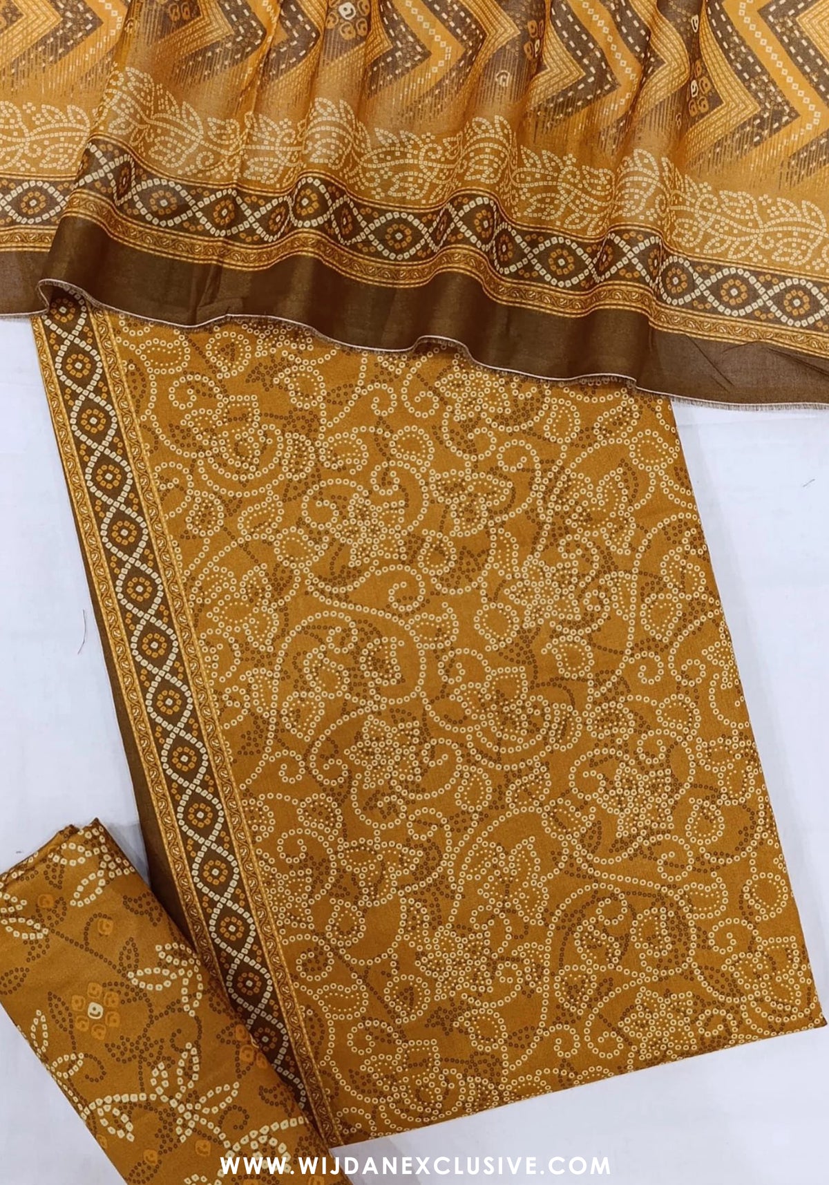 Bin Saeed Unstitched 3PC Digital Printed Cambric Collection - 2025 D-13