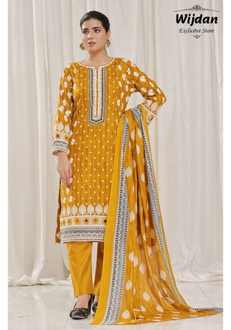 Designer Lawn 3PC Printed Collection D-13