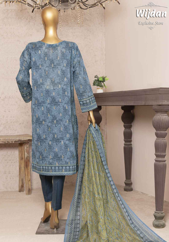 HZ Kalamkari Jacquard Embroidered Collection KJE-03