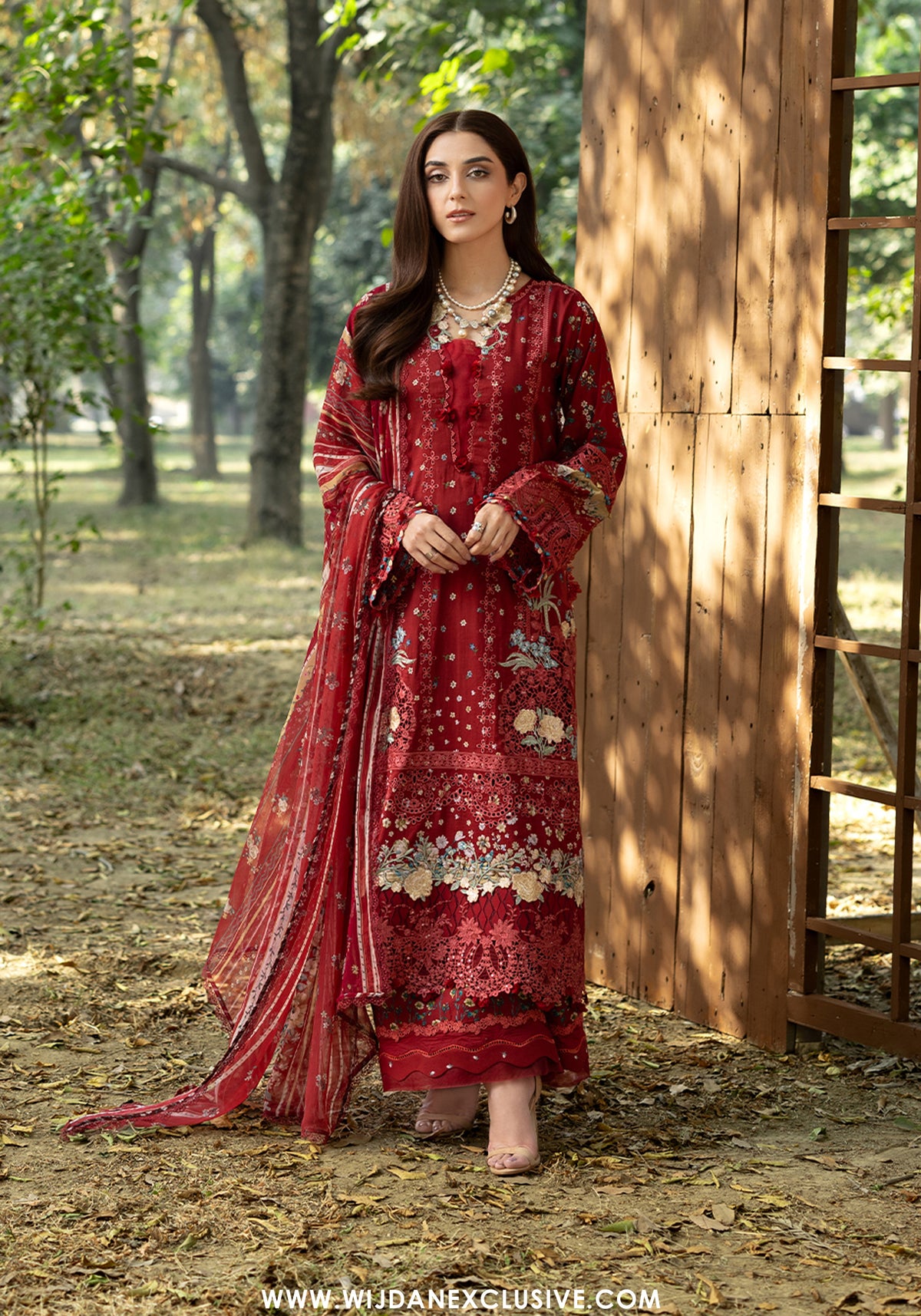 Elaf Chikankari Unstitched Print Collection - 2026 ERC-1B MARJAAN
