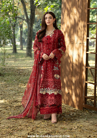 Elaf Chikankari Unstitched Print Collection - 2026 ERC-1B MARJAAN