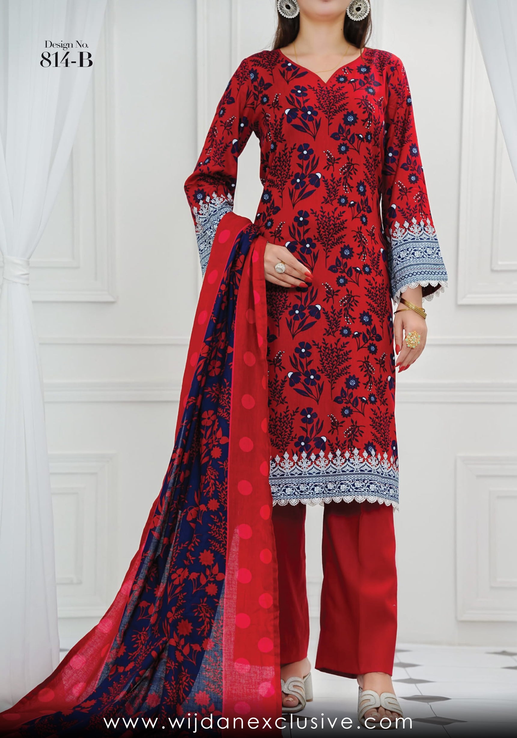 Daman 3pc Lawn Collection Vol-02 by VS Textile D-14B