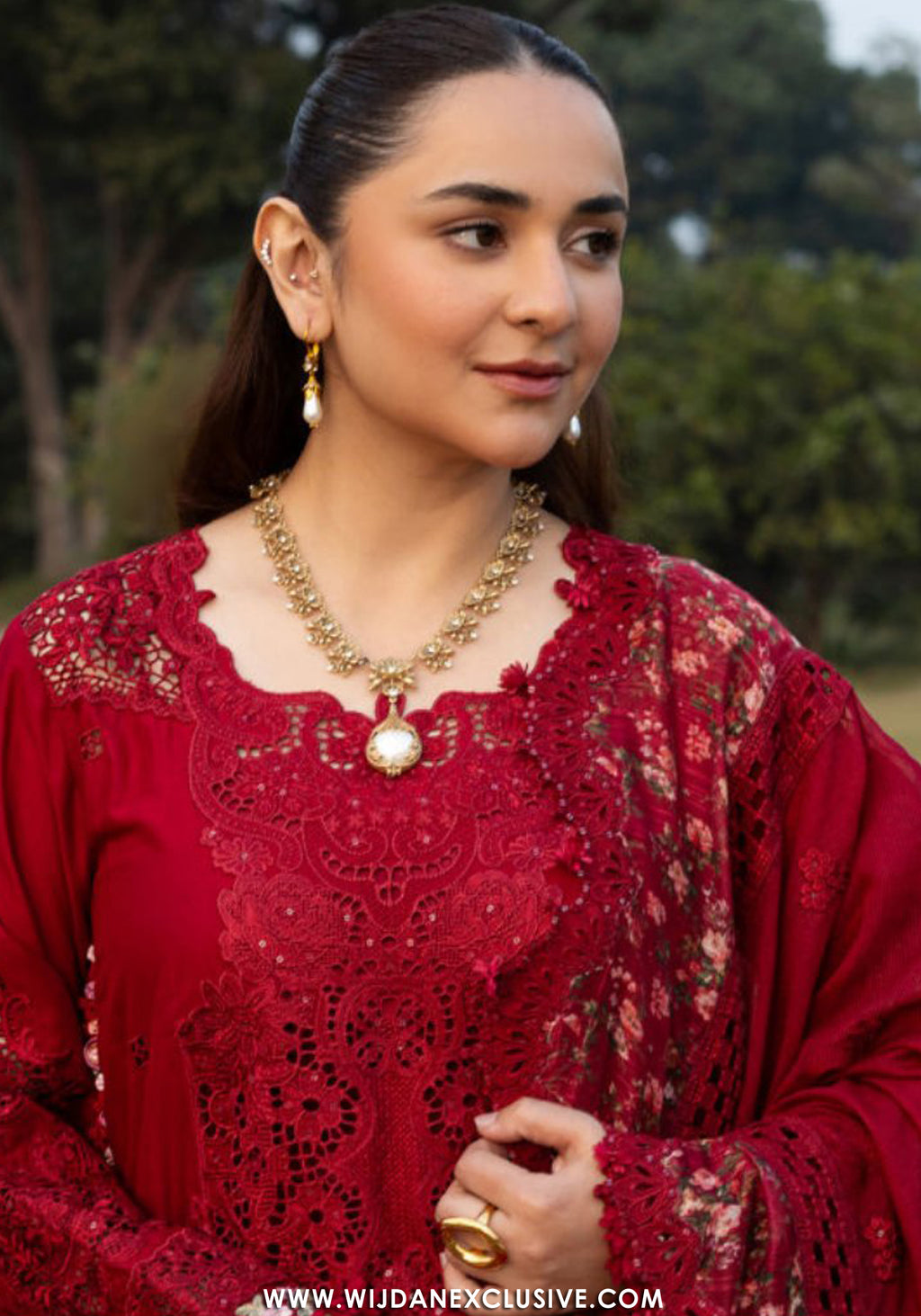 Elaf Unstitched Luxury Lawn Collection -2026 (CHERIE LADY)