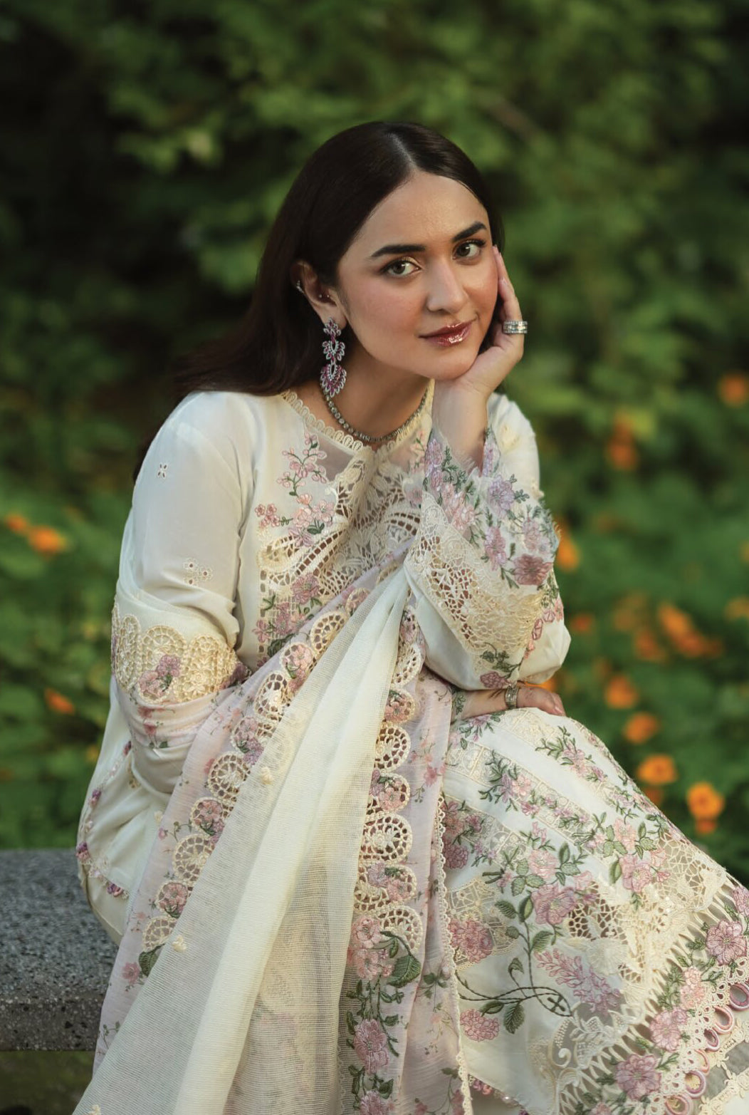 Elaf Unstitched Luxury Lawn Vol-II Collection - 2026 (ELQ-7B)