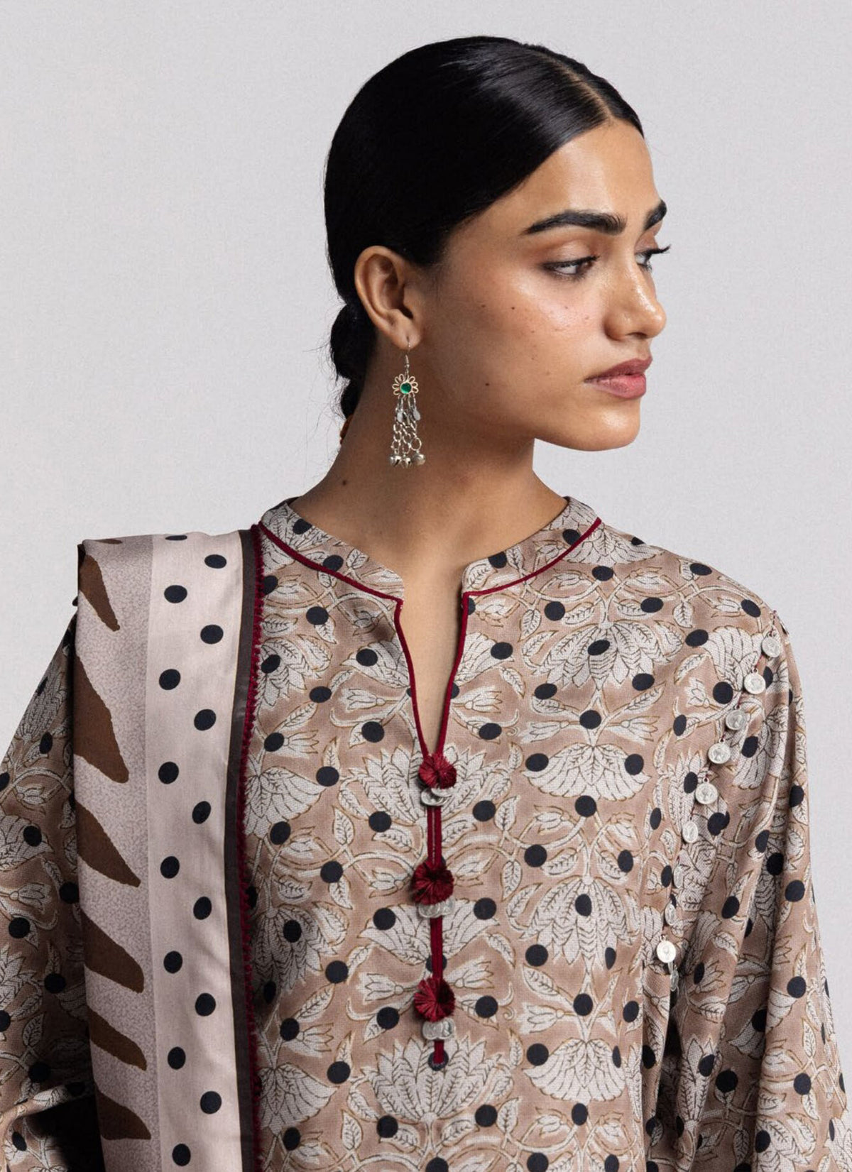 Coco Print's Unstitched Linen Collection - 2026 (D-7B)