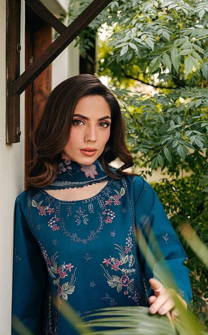 Zync by Florent | Unstitched Festive Lawn Collection - 2026 (FZ-7B)
