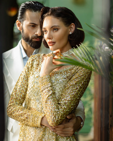 Mushq Unstitched Inception Hemline Wedding - 2025 (ONLY YOU)