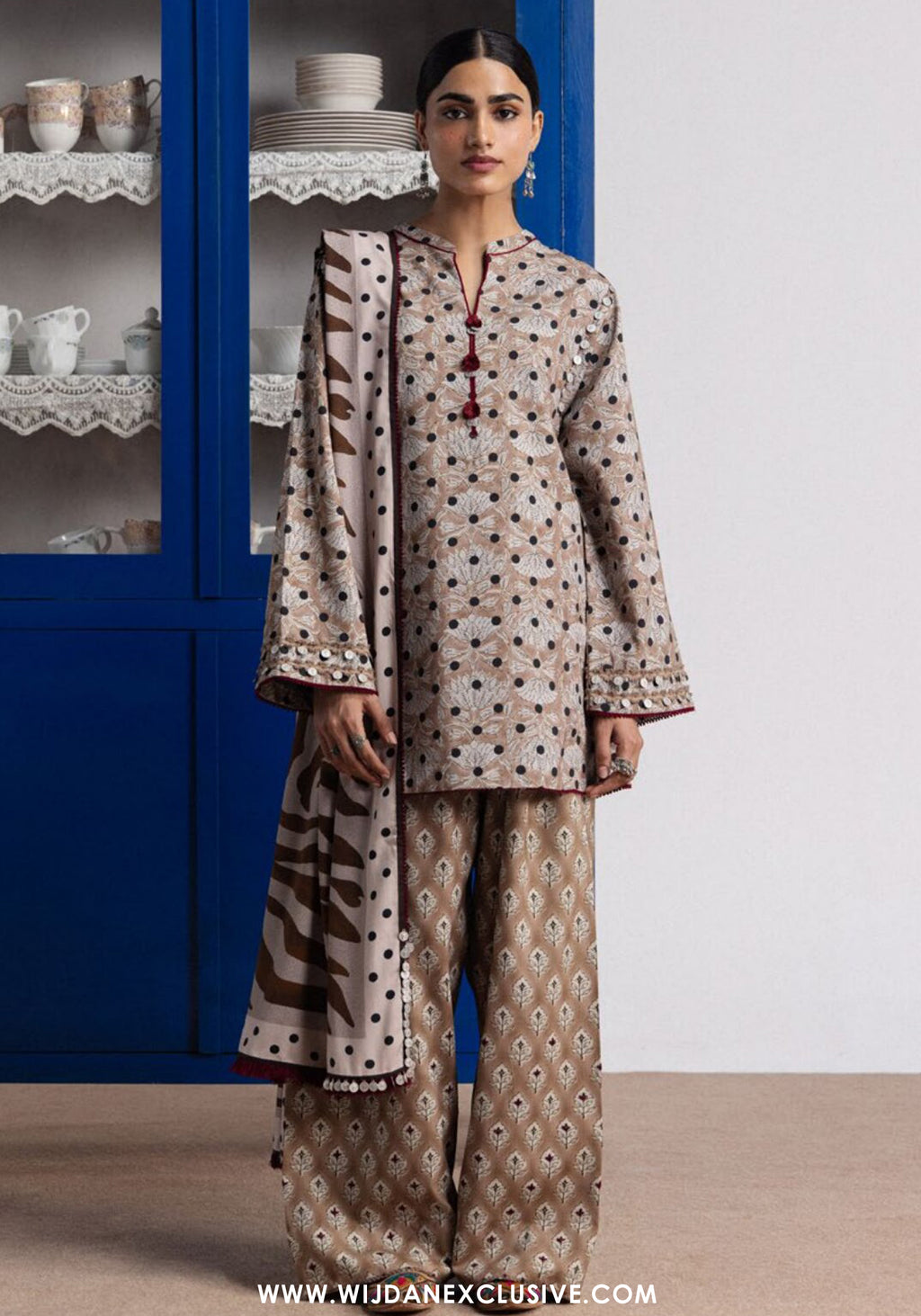 Coco Print's Unstitched Linen Collection - 2026 (D-7B)