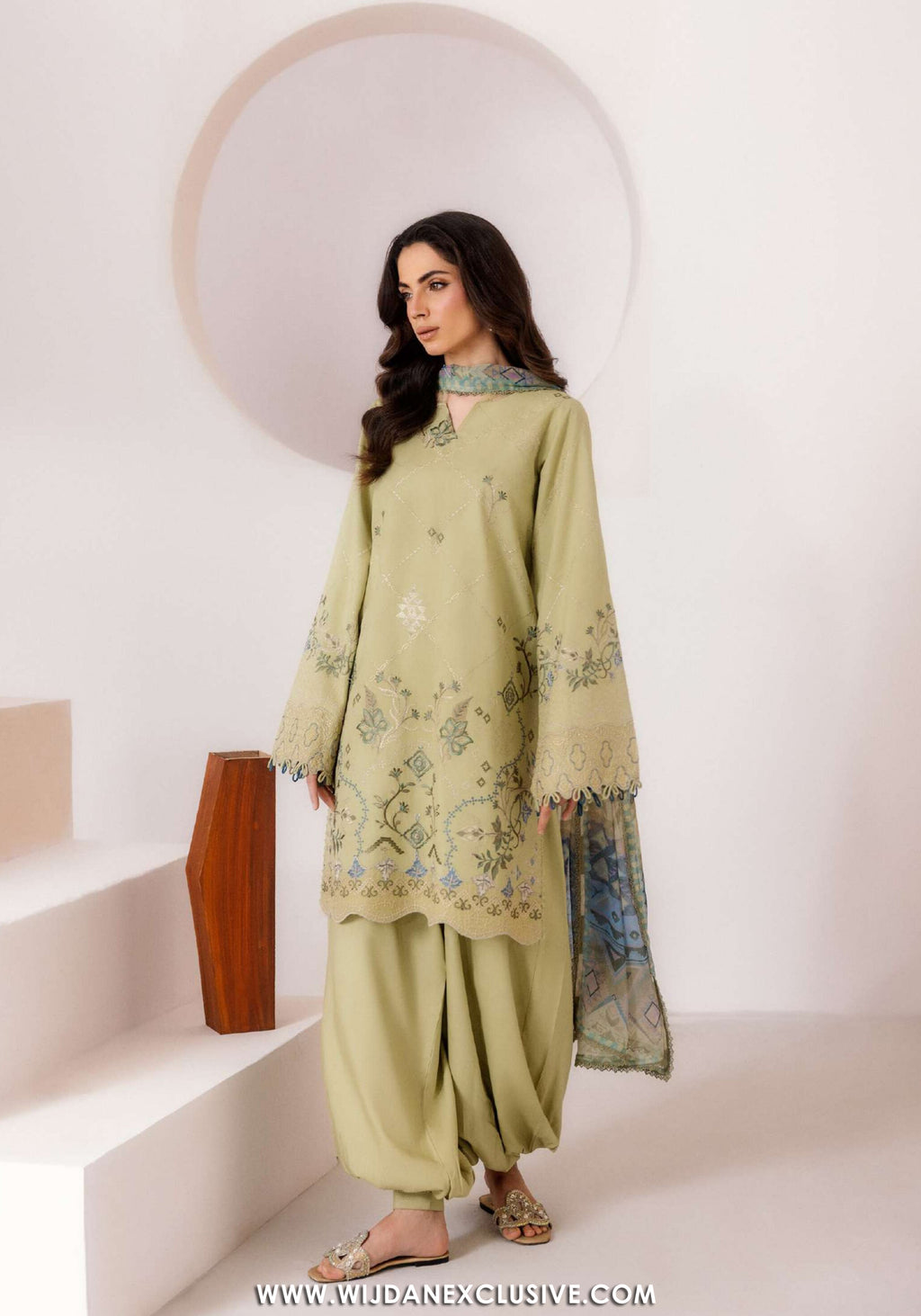 Zync by Florent | Unstitched Intermix Embroidered Viscose Collection'26 (D-14)