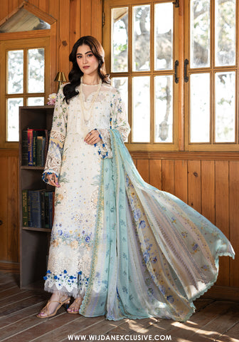 Elaf Chikankari Unstitched Print Collection - 2026 ERC-1A SAHIL