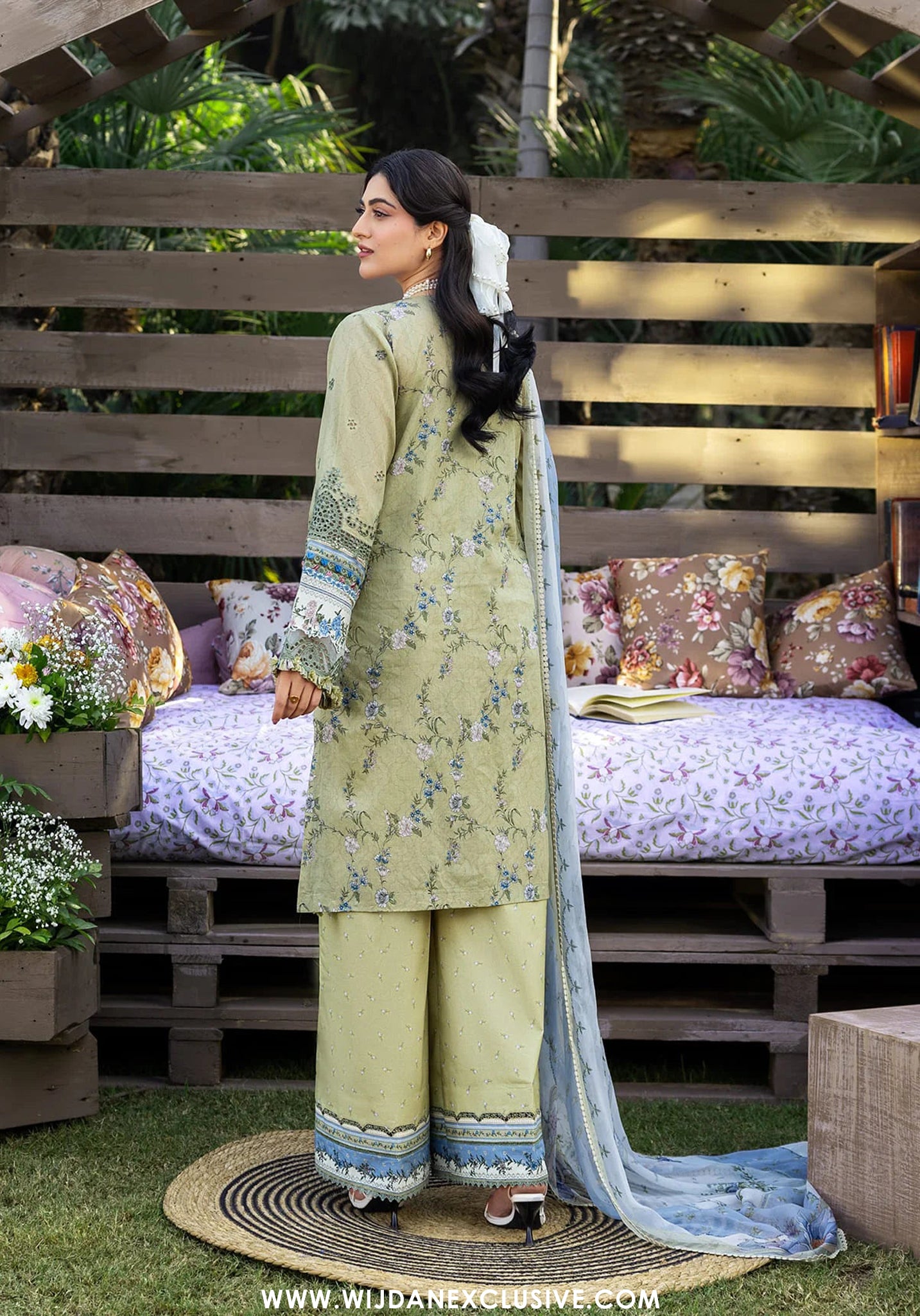 Elaf Chikankari Unstitched Print Collection - 2026 ERC-8B MENAH