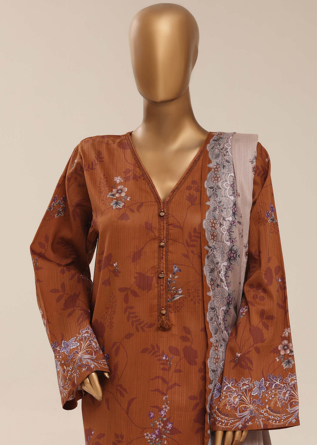 Sadabahar Stitched Printed Lawn Vol-12 Collection – 2026 (D-15)
