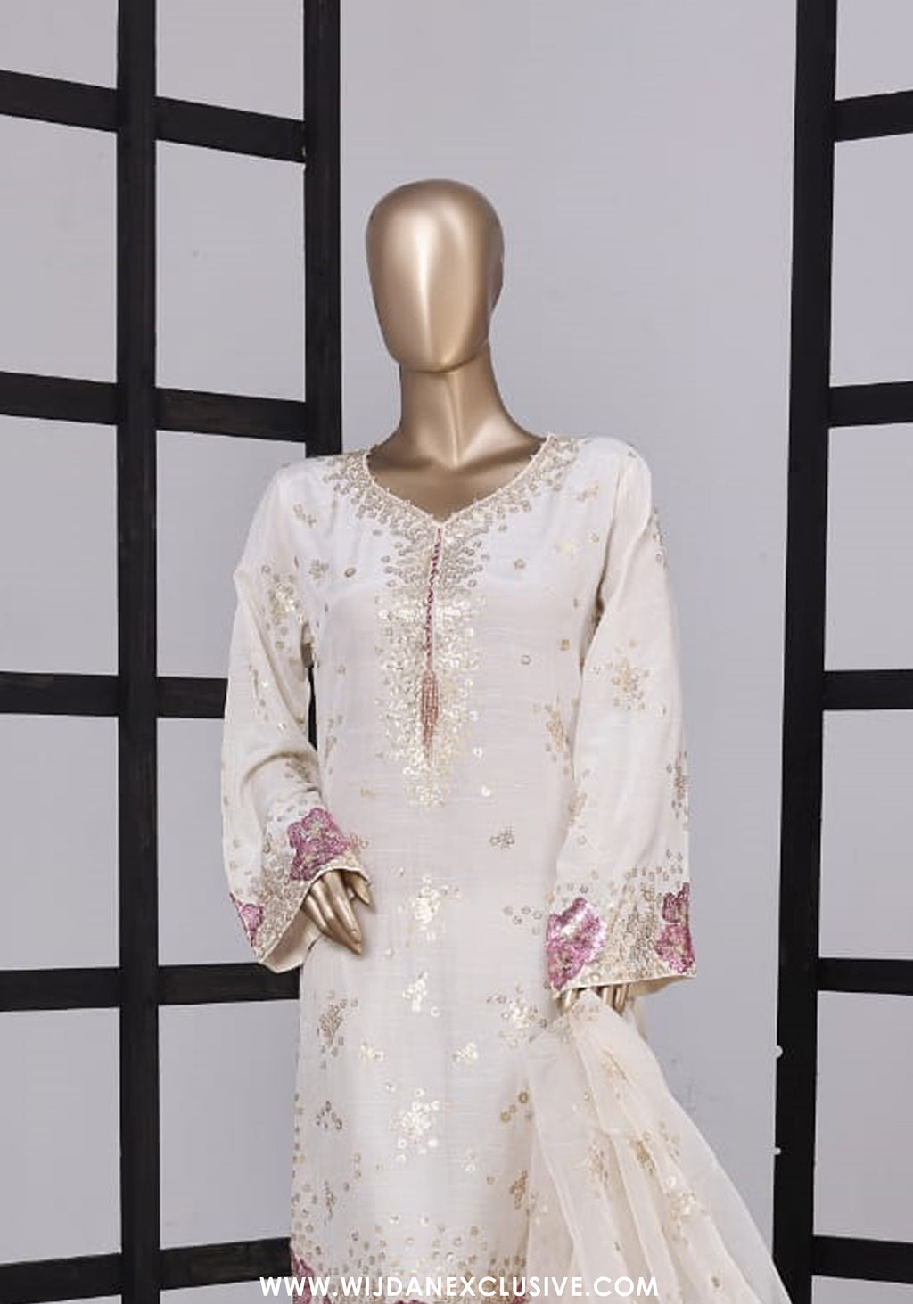 Jhilmil by Wijdan | Stitched Formal Pret Embroidered Collection - 2026 (D-01)