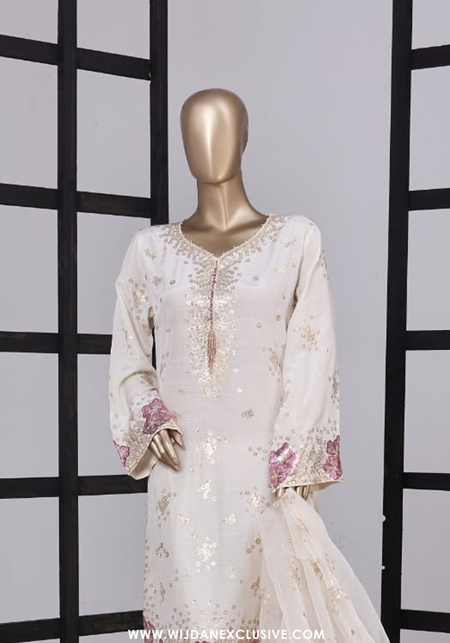 Jhilmil by Wijdan | Stitched Formal Pret Embroidered Collection - 2026 (D-01)