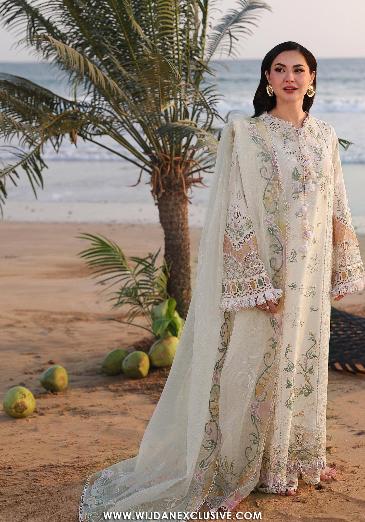 Sahil by Qalamkar | Unstitched Luxury lawn Collection - 2026 SA-10-ILARA