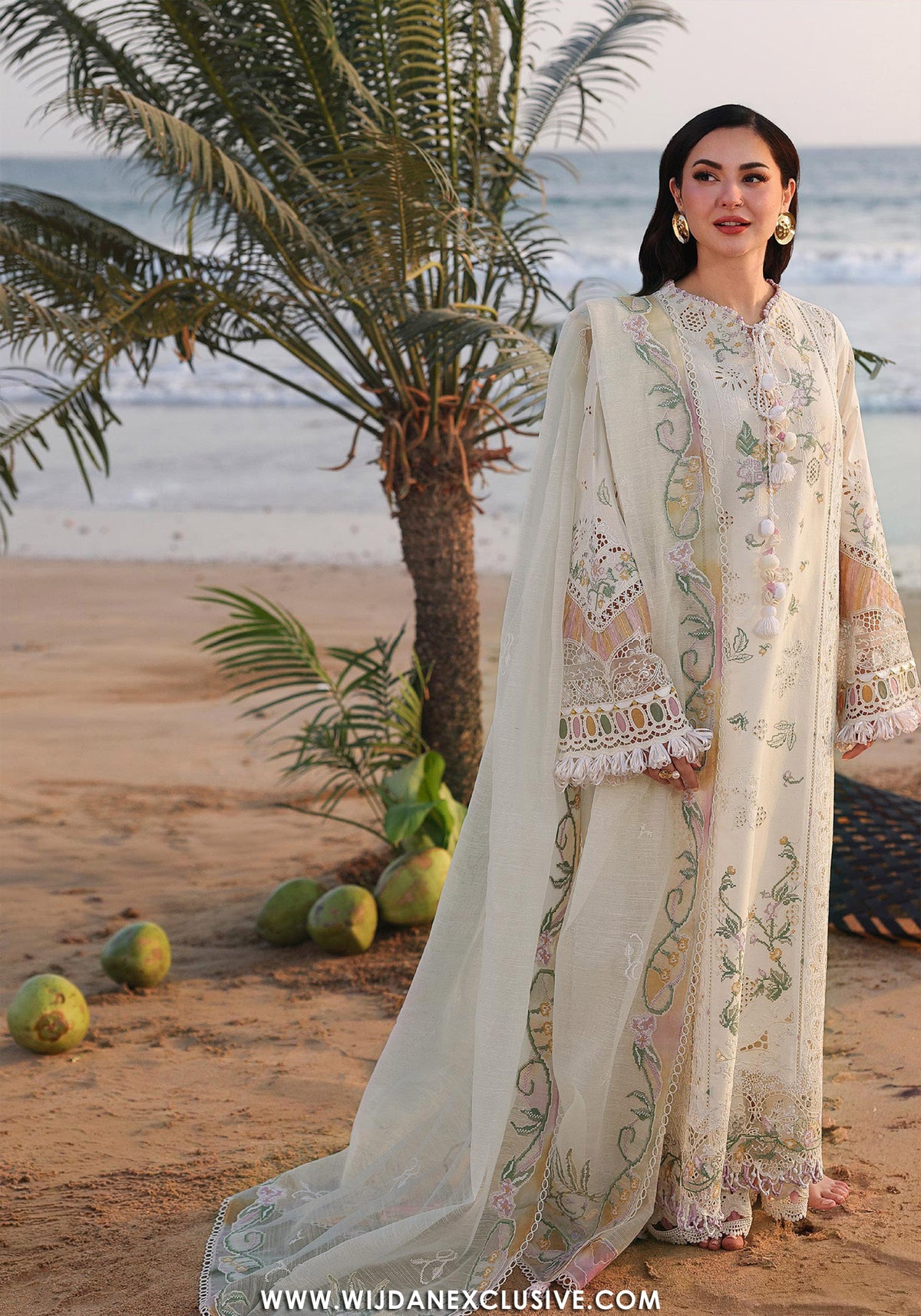 Sahil by Qalamkar | Unstitched Luxury lawn Collection - 2026 SA-10-ILARA