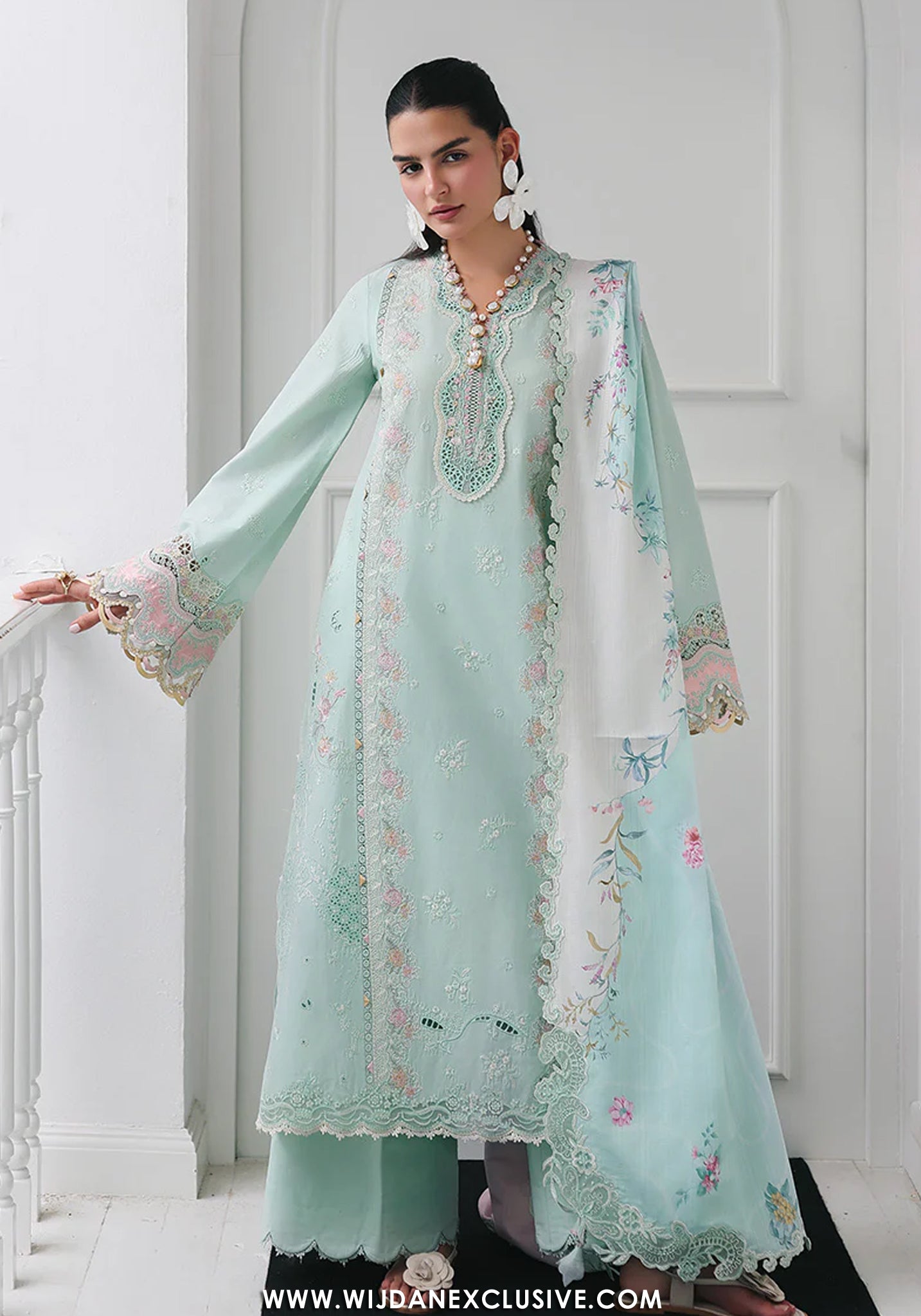 Qline by Qalamkar | Unstitched Lawn Drop - I Collection - 2026 (RAHA)