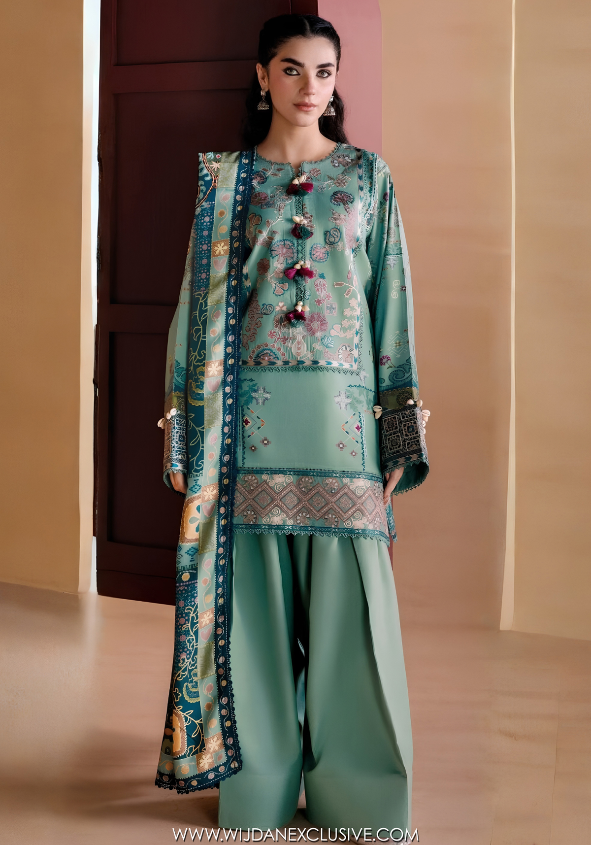 One Nation by Florent | Unstitched Printed & Embroidered Viscose Collection'26 (INARA)