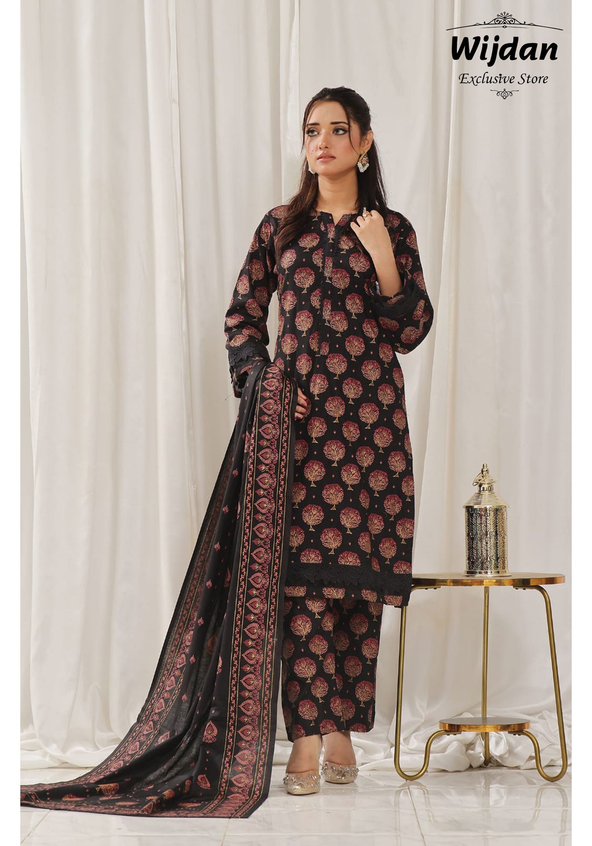 Designer Lawn 3PC Printed Collection D-15