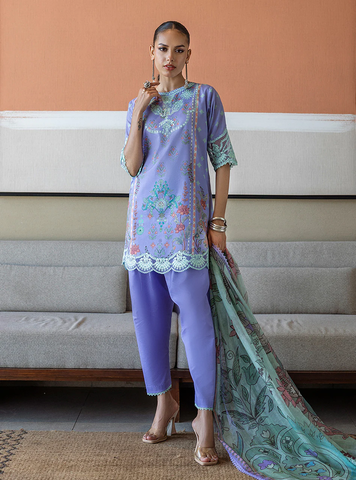Tahra Lawn'25 Collection by Zainab Chottani D-15 Lina