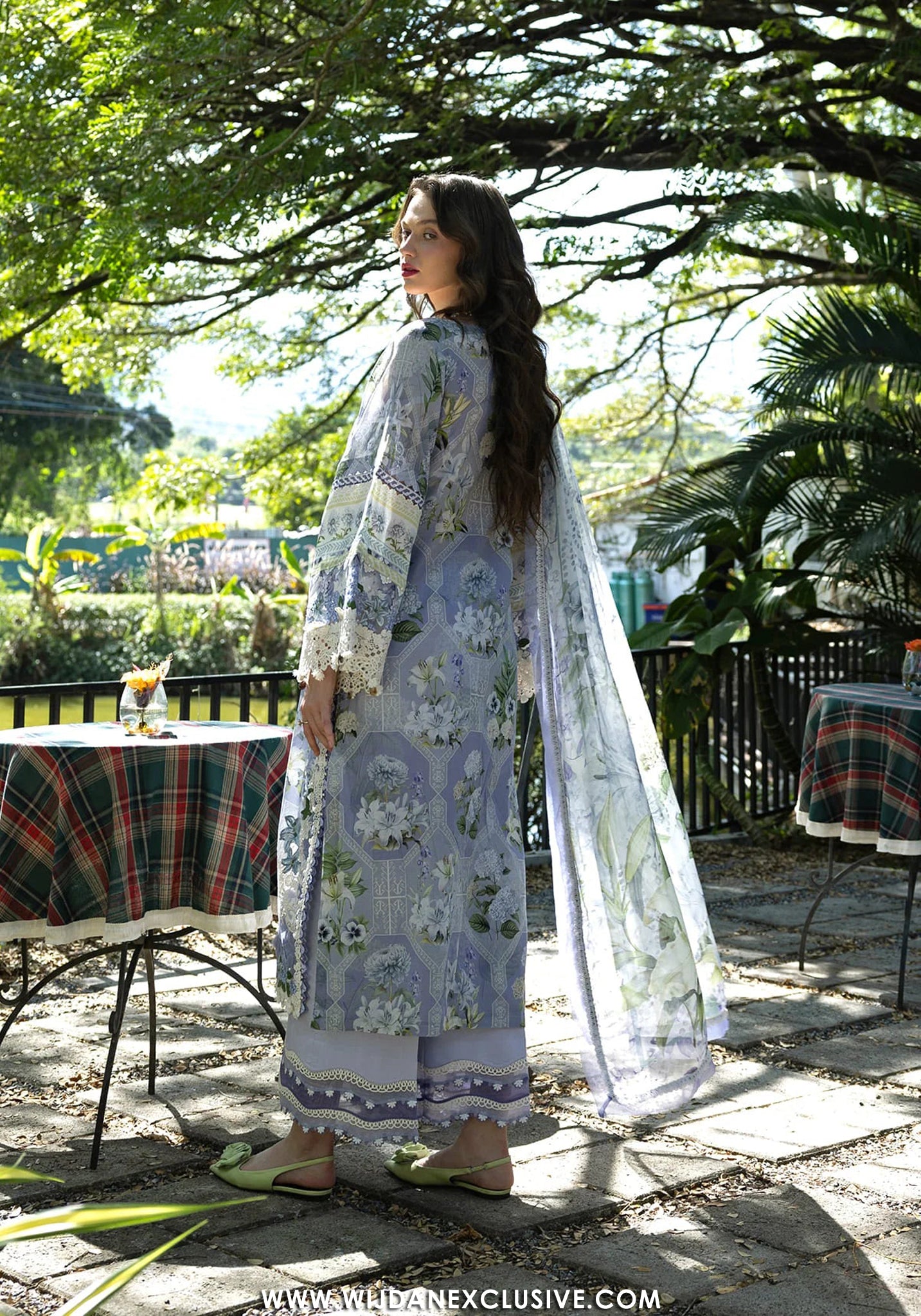 Elaf Signature Unstitched Printed Embroidered Lawn Collection - 2026 ESA-8B ANASTASSIA