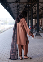 Safarnama by Casual Lite | Stitched Embroidered Lawn Collection - 2026 (D-04)