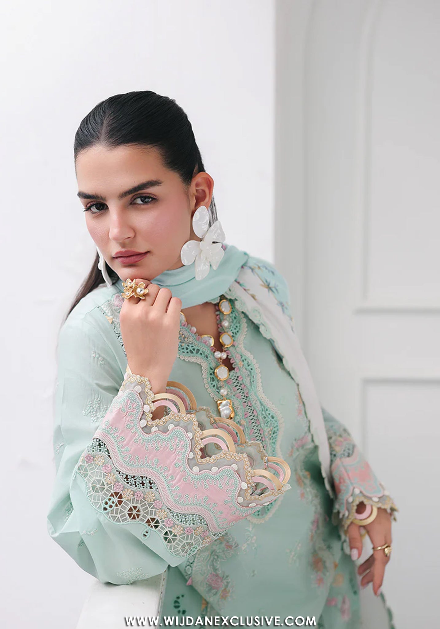 Qline by Qalamkar | Unstitched Lawn Drop - I Collection - 2026 (RAHA)