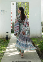 Santorini by Elaf | Unstitched Printed Lawn Collection - 2026 EPN-6B OPALINE GARDEN