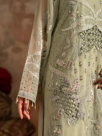 Zarqon by Zebtan | Unstitched Luxury Essential Collection - 2025 ZQ-02