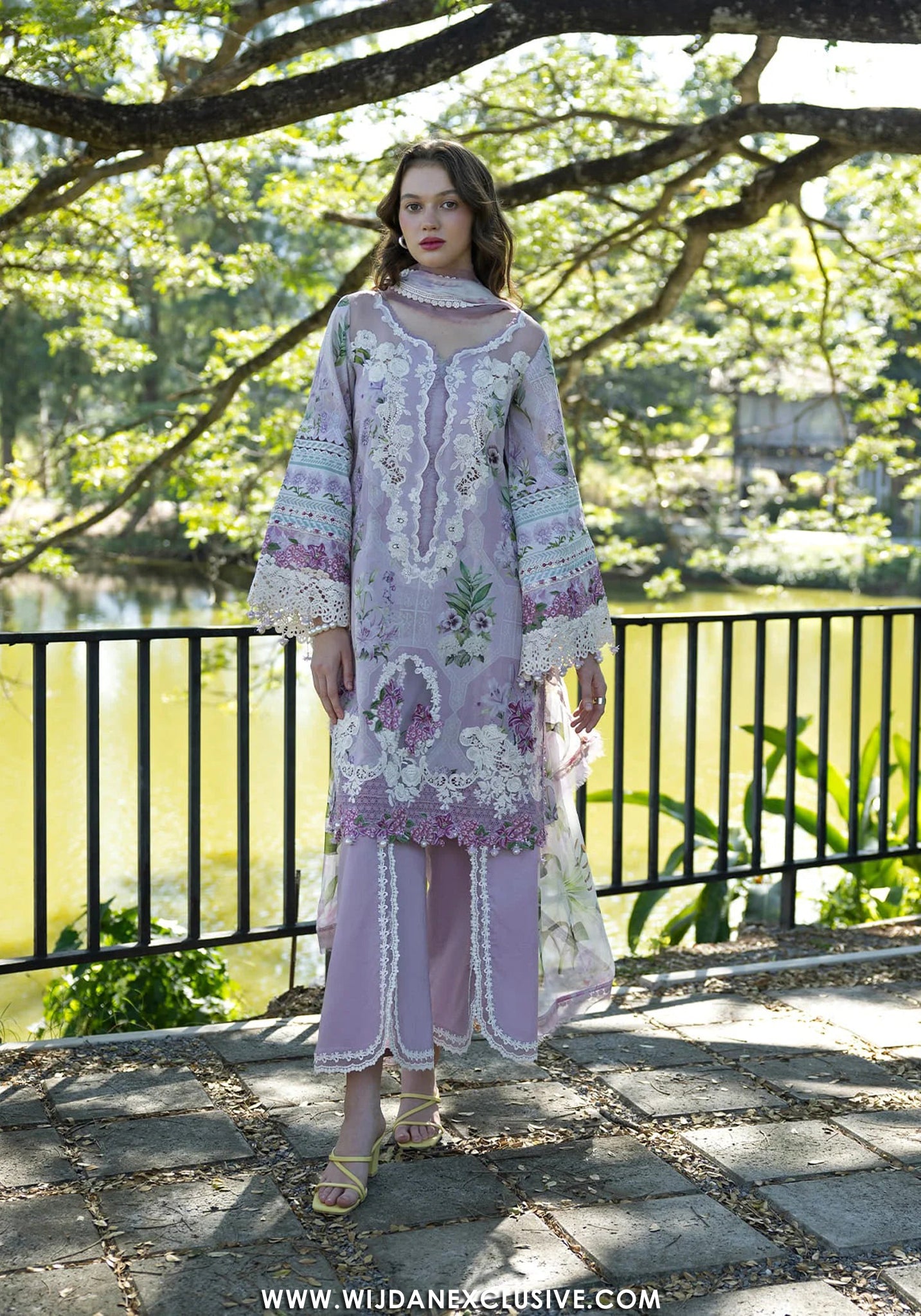 Elaf Signature Unstitched Printed Embroidered Lawn Collection - 2026 ESA-8A JULIETTE