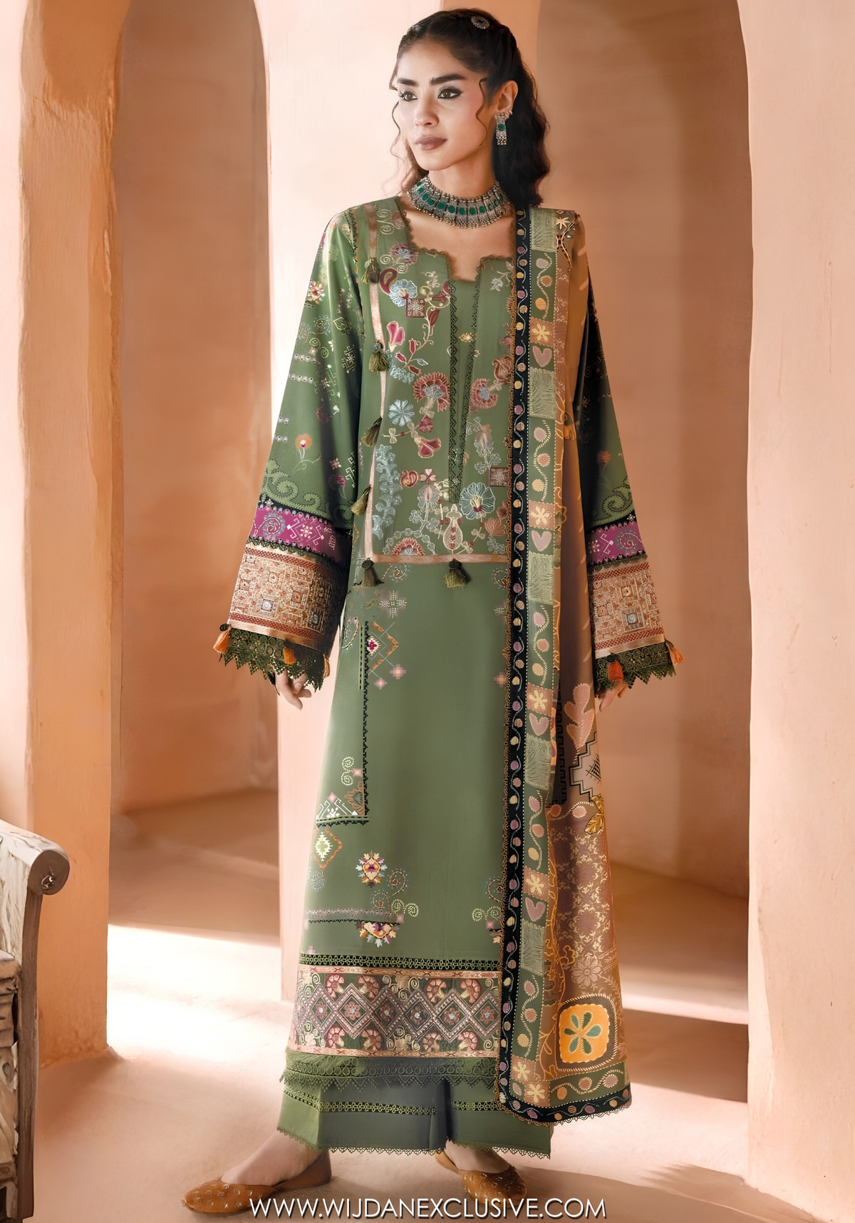 One Nation by Florent | Unstitched Printed & Embroidered Viscose Collection'26 (EMBER)