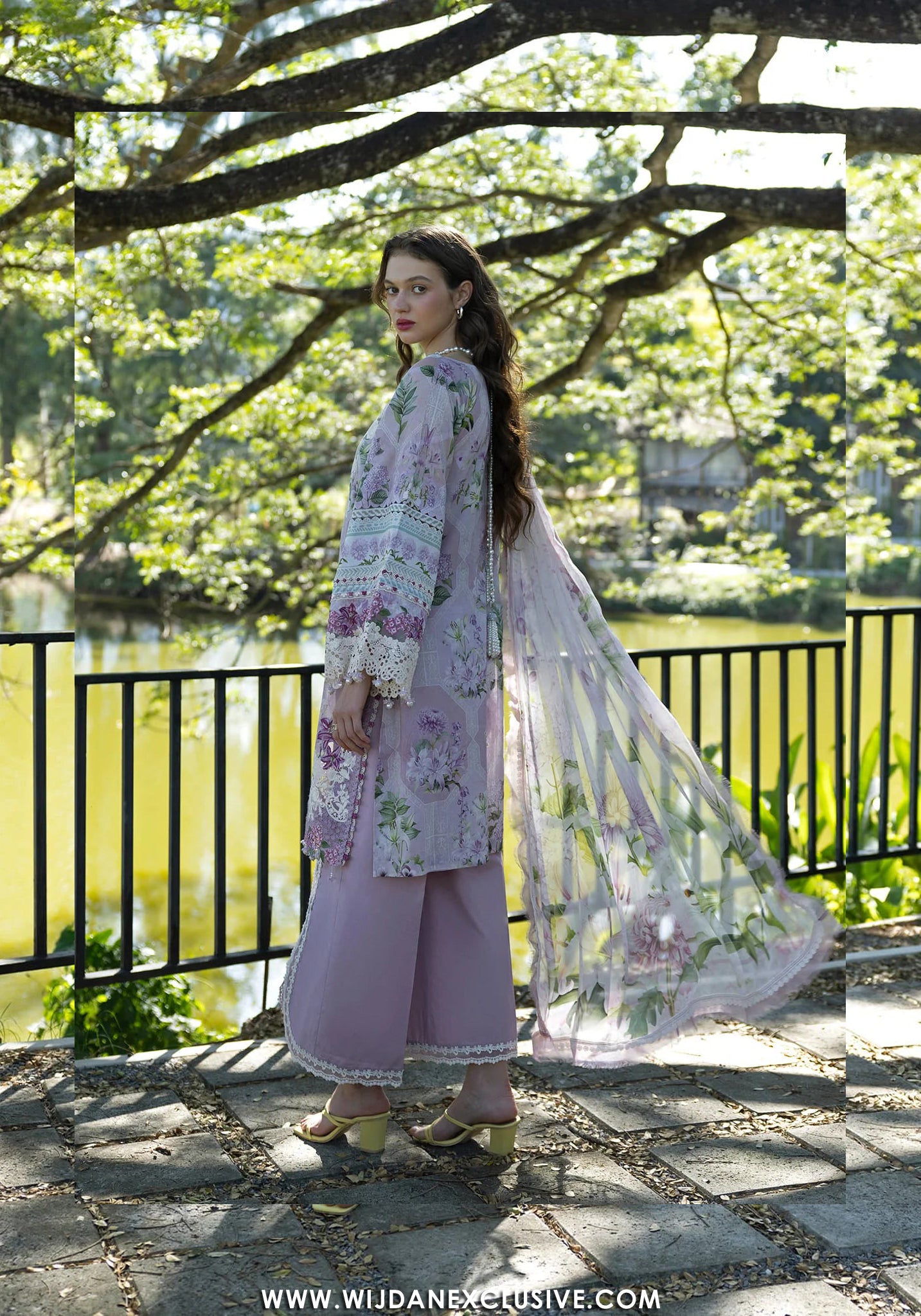 Elaf Signature Unstitched Printed Embroidered Lawn Collection - 2026 ESA-8A JULIETTE