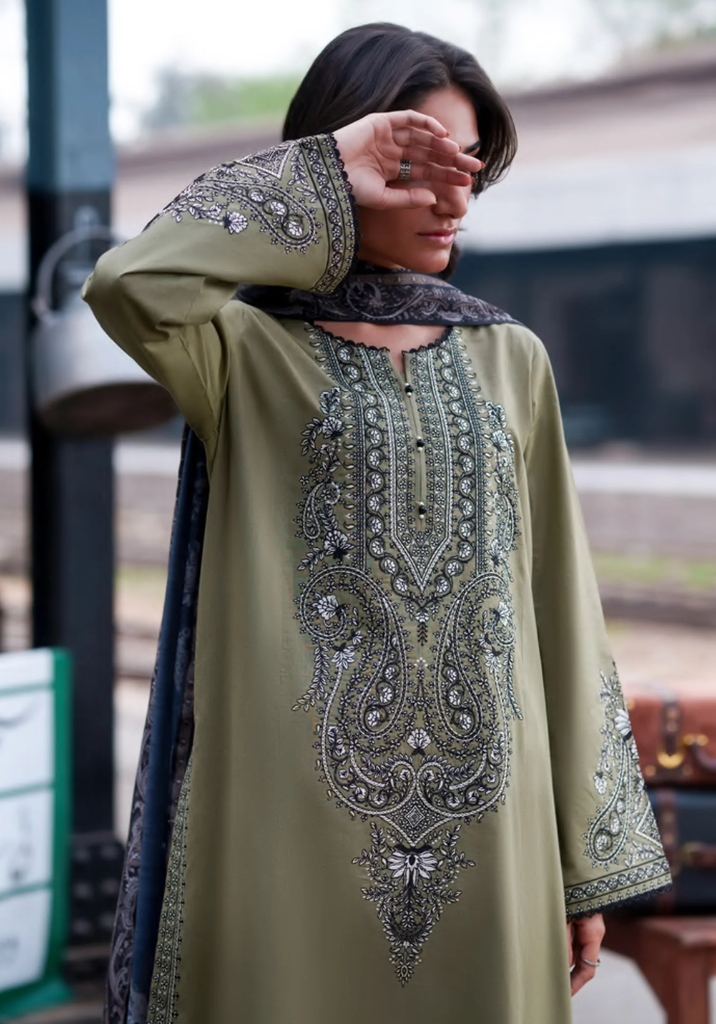 Safarnama by Casual Lite | Stitched Embroidered Lawn Collection - 2026 (D-06)