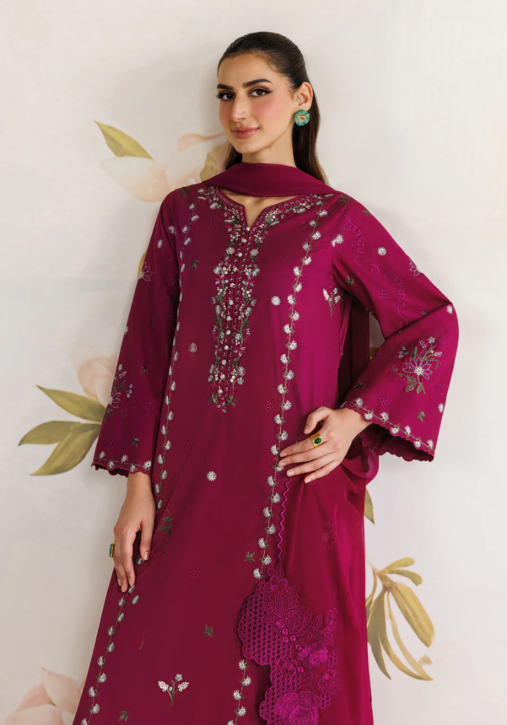 Iznik unstitched Embroidered Exclusive Lawn  Collection - 2026 (UE-693)