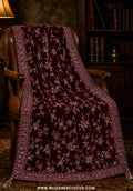 The Atelier by Zuri | Velvet Embroidered Women’s Shawls Collection'26 (D-08)