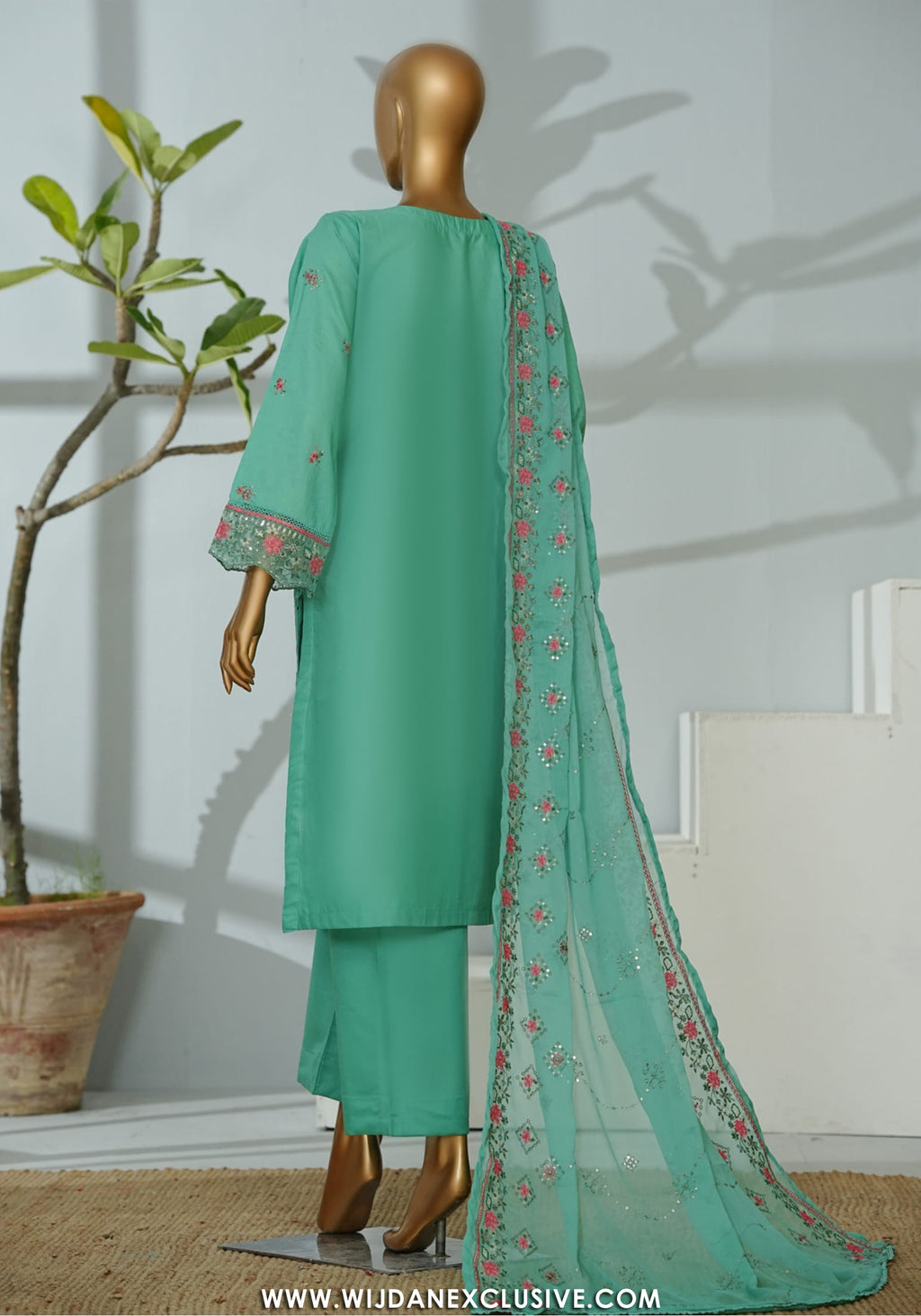 Bin Saeed Stitched Luxury Embroidered 3PC Collection - 2026 BSLE26-017