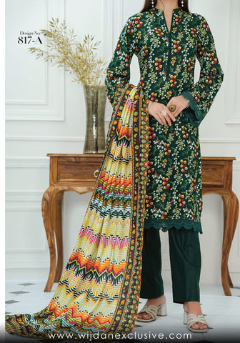 Daman 3pc Lawn Collection'25 Vol-02 by VS Textile D-17A
