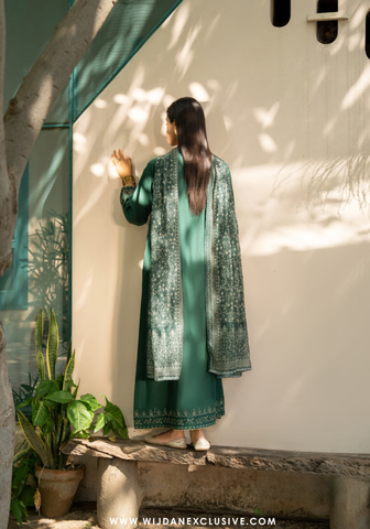 Rua by Casual Lite | Stitched Pre Fall Linen Drop-II Collection - 2025 (EMERALD VERSE)
