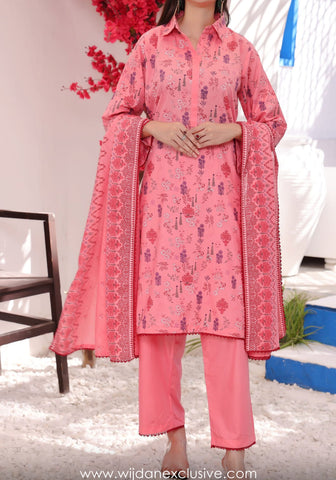 Wrinkle Free Un-Stitched Printed Collection Vol-26 by Amna Khadija D-17