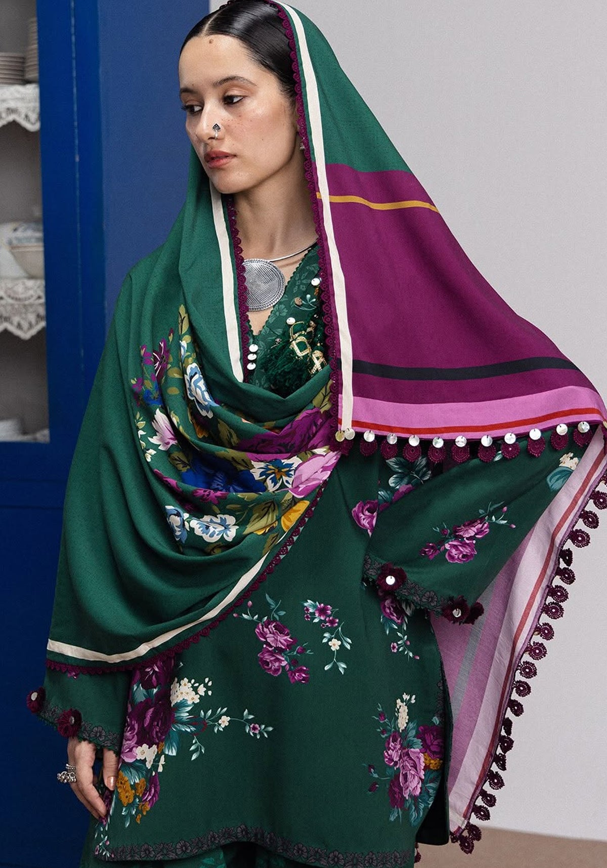 Coco Print's Unstitched Linen Collection - 2026 (D-9B)