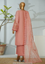 Bin Saeed Stitched Luxury Embroidered 3PC Collection - 2026 BSLE26-018